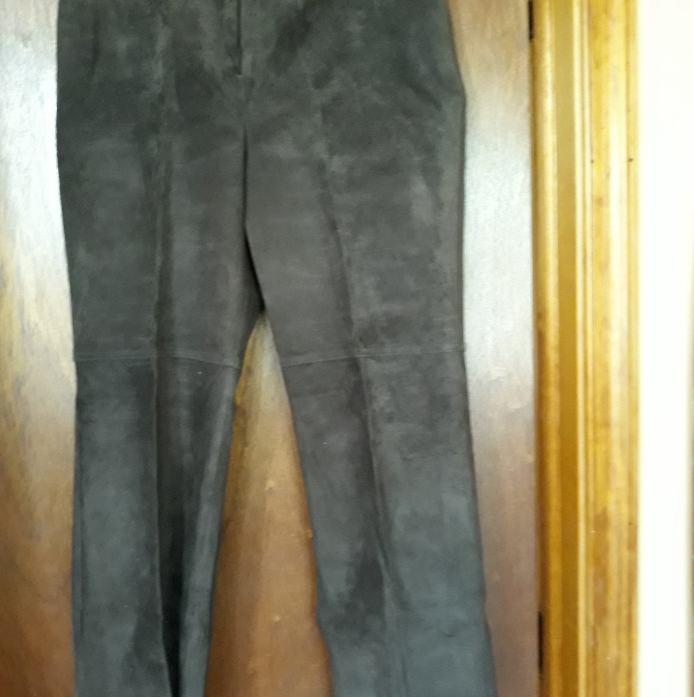 Suede Pants